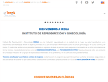 Tablet Screenshot of irega.com.mx